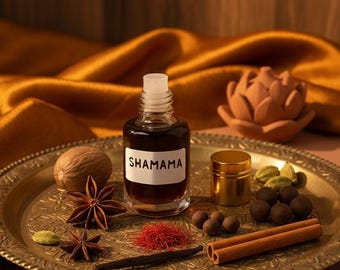 Handmade Shamama Attar | Spicy Perfume Oil | Spicy Fragrance | Alcohol-Free & Steam-Distilled