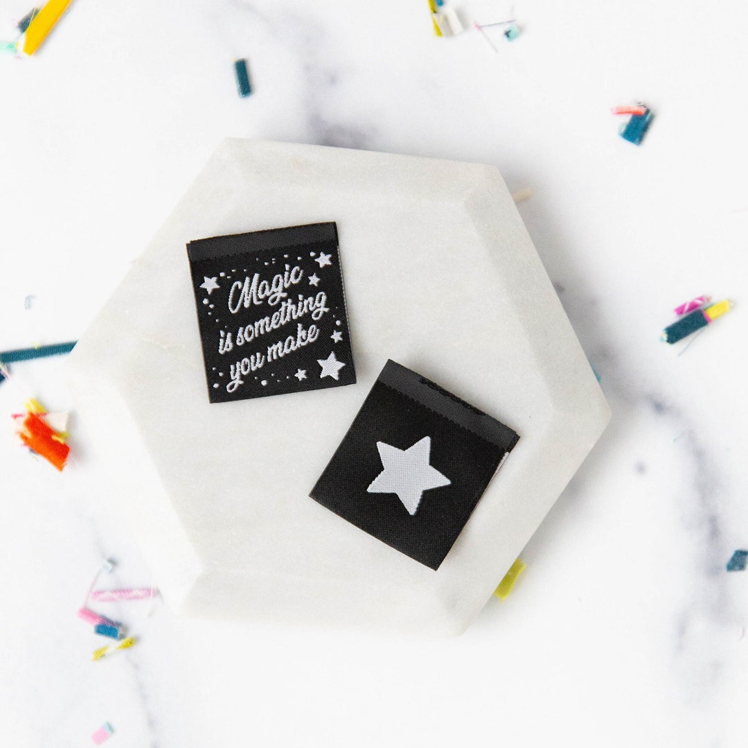 Magic is Something You Make - Pack of 8 Woven Sewing Labels - Etsy