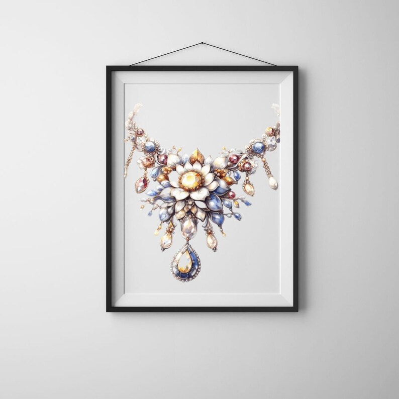 50 PNG Watercolor Jewelry Necklace Clipart, Jewelry Clipart Jewelry Png ...