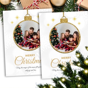 Merry Christmas Greeting Card designs template, Printable Template for Gifting
