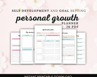 Personal Growth Planner PDF – 26 Pages for Self-Development & Goal Setting