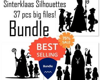 FREE To Try 37 x Sinterklaas sheets NL 5 december SVG png jpg pdf dxf eps psd, big sizes, pieten cut ideeen cadeau kadootje feest pepernoot