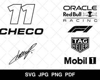 Sergio Pérez, formula 1 design, vectors svg, jpg, png, pdf, Checo Pérez