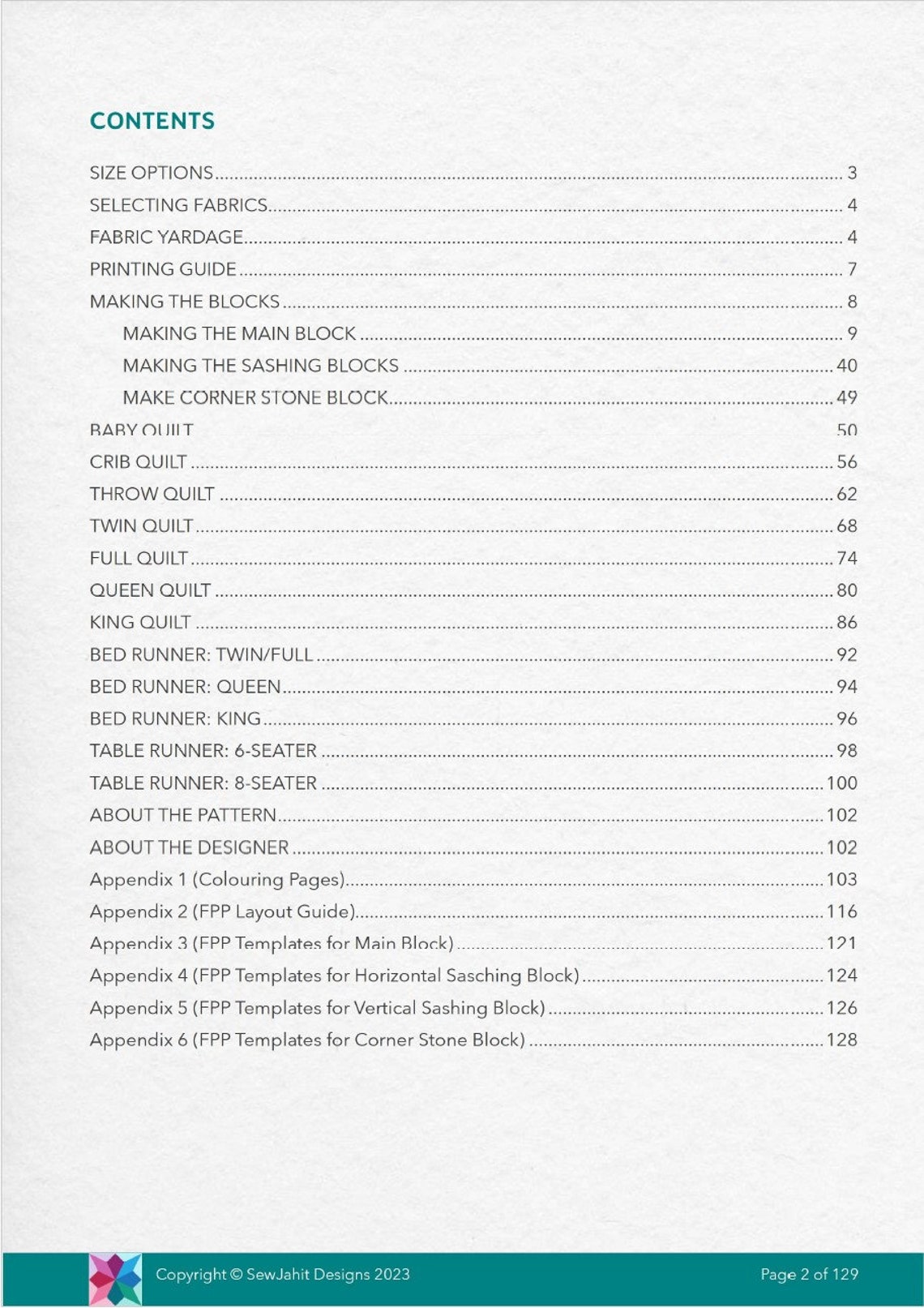 Sparkling Crystal Quilt FPP Pattern and Tutorial With Pictorial ...