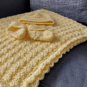 Gehäkelte Baby-Geschenk-Set