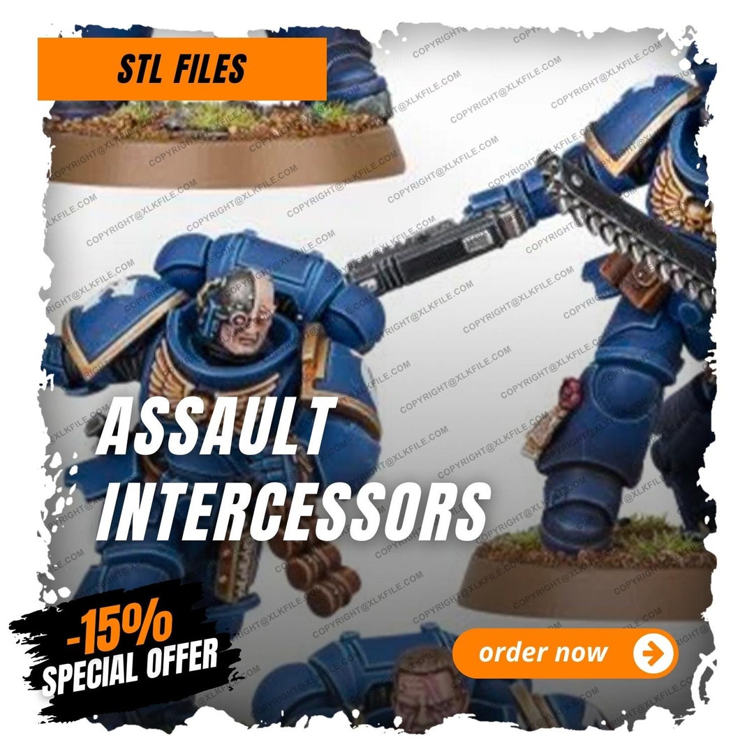 The Best STL Files 15% Space Marines 6 3D Printable STL - Etsy