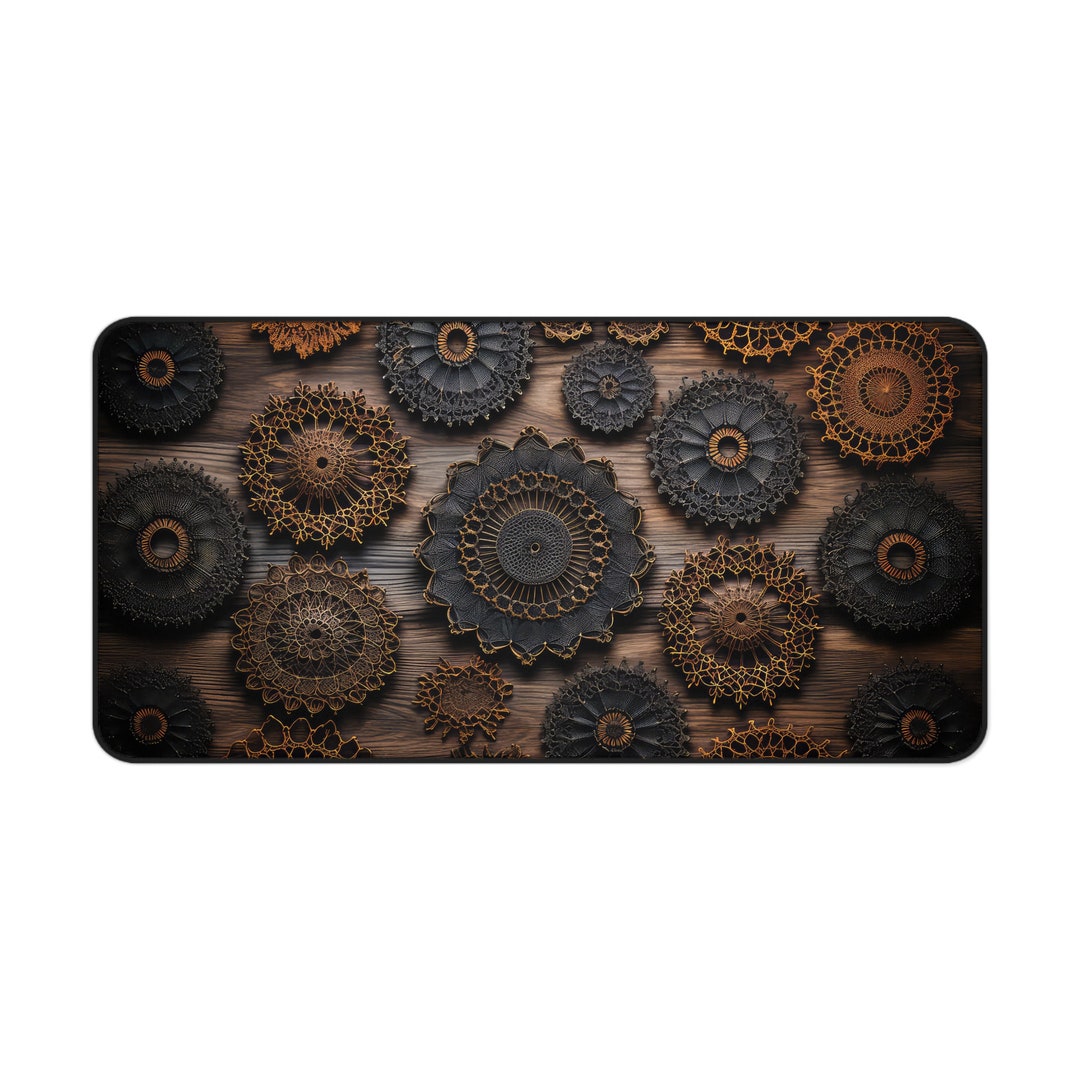 Doilies Desk Mat. Neoprene, Antislip Desk Mat. Desk Pad. Various Sizes