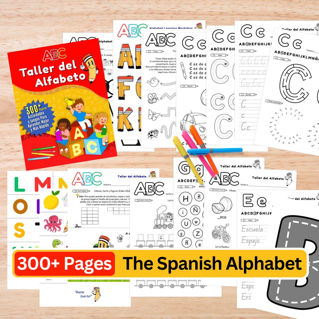 Spanish Alphabet Games Activities ABC Printable Worksheets PDF Spanish Alphabet Games Activities ABC Printable Worksheets PDF