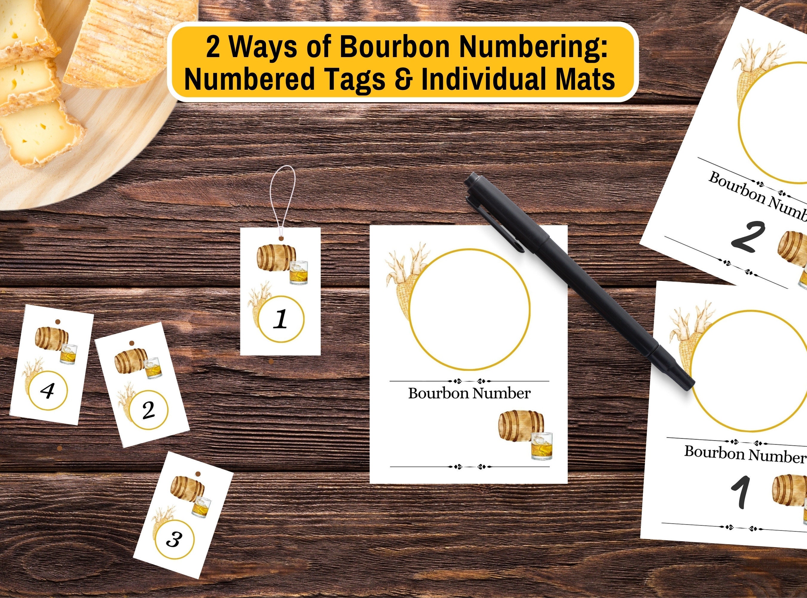 Ultimate Bourbon Tasting Kit Printable Bundle Including Scorecards ...
