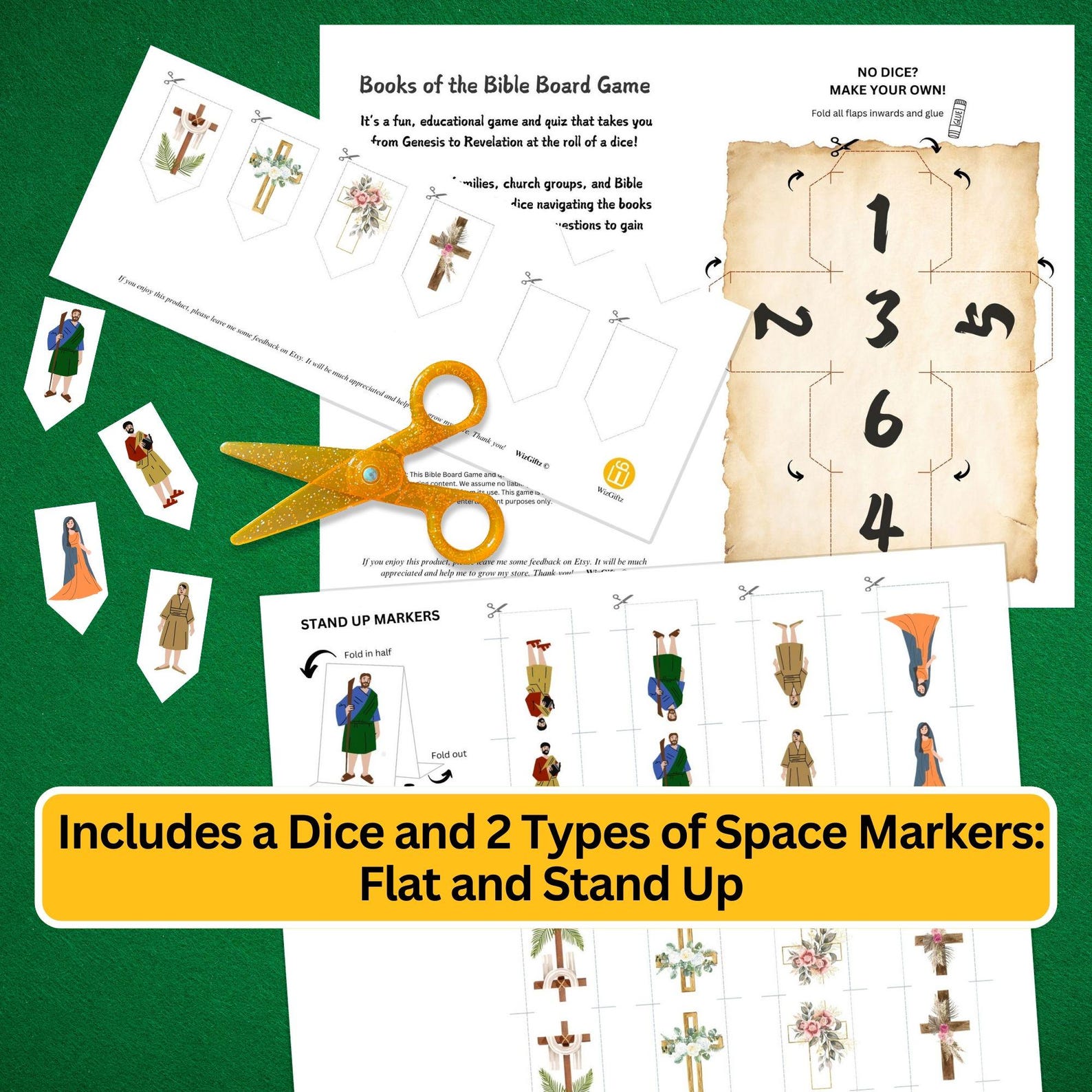 Bible Books Board Game & Quiz: Christian Learning (digital Download) - Etsy