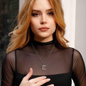 Handmade Gothic Ribbon Necklace: Elegant Halloween Jewelry
