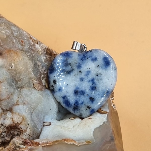 Natural Sodalite Stone Necklace,Natural Sodalite Necklace,Women Healing Necklace,For Her Gift,Mother's Day Gift