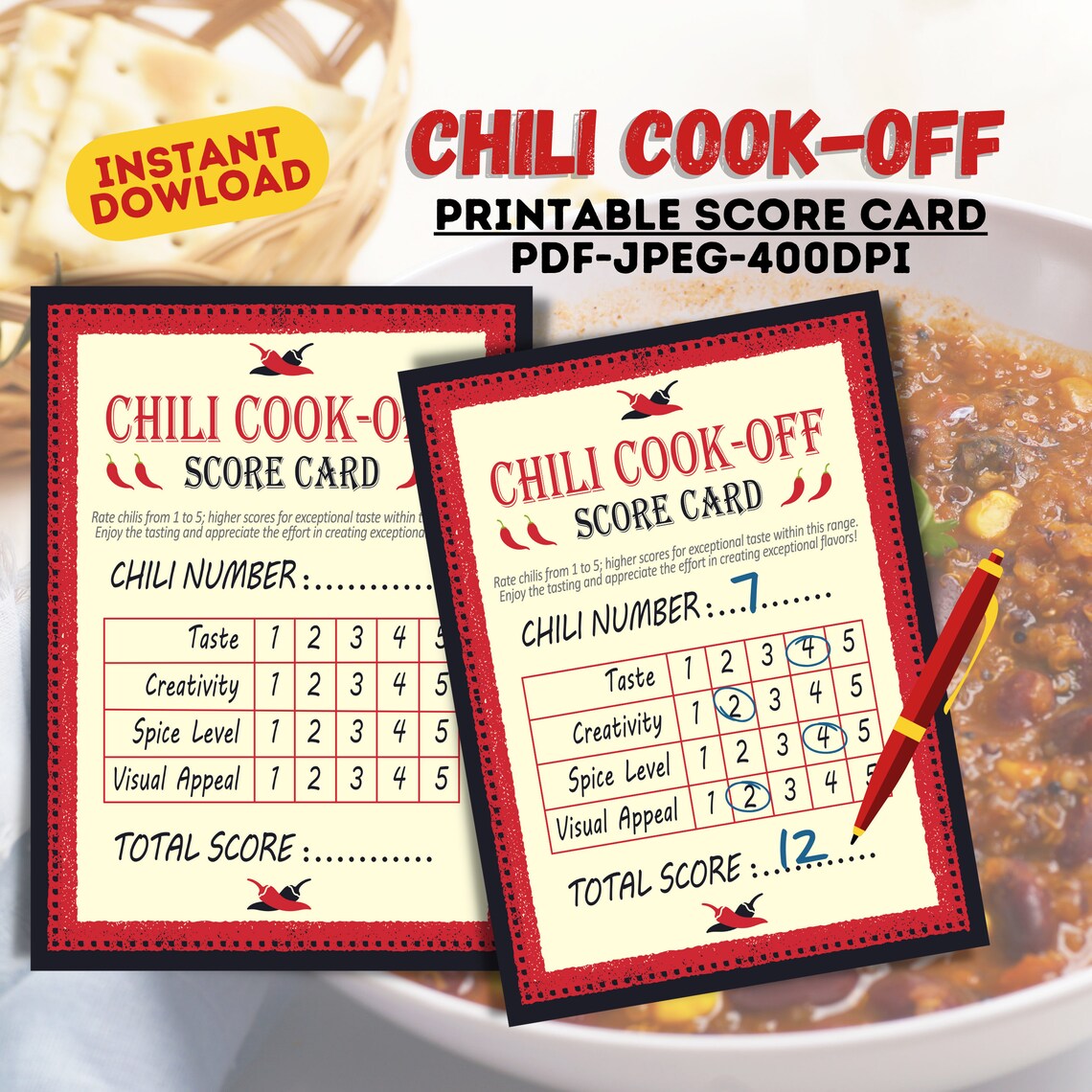 Printable Chili Cook off Score - Il 1140xN.5544763400 I5hl 