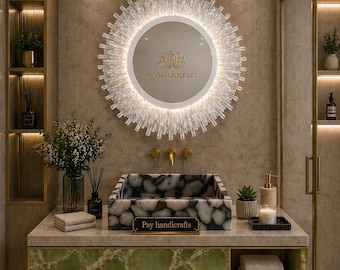 Exquisite Agate Vessel Sink Handmade | Luxury Natural Stone Bathroom Basin |Semi Precious Gemstone Vanity Sink |Unique Home Decor Wash Basin