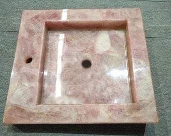 Pink Quartz Wash Basin / Quartz Bathroom Sink / Quartz Stone Kitchen & bathroom wash basins