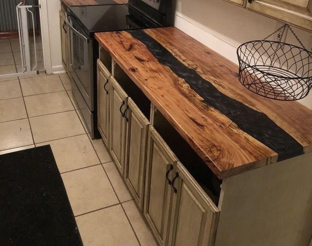 Epoxy Countertop , Custom Wood Epoxy Dining Table, River Epoxy Table ...