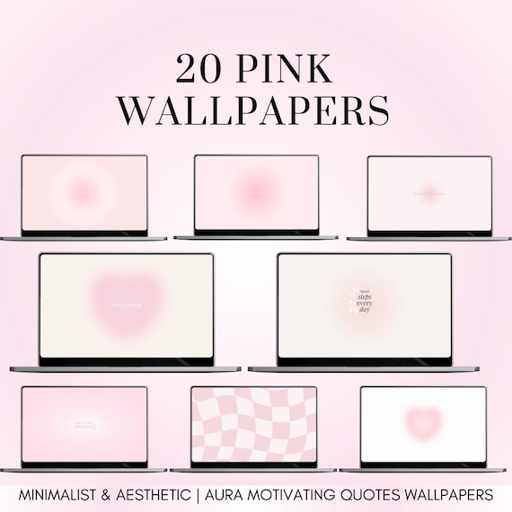 Pink Work Desktop Wallpaper