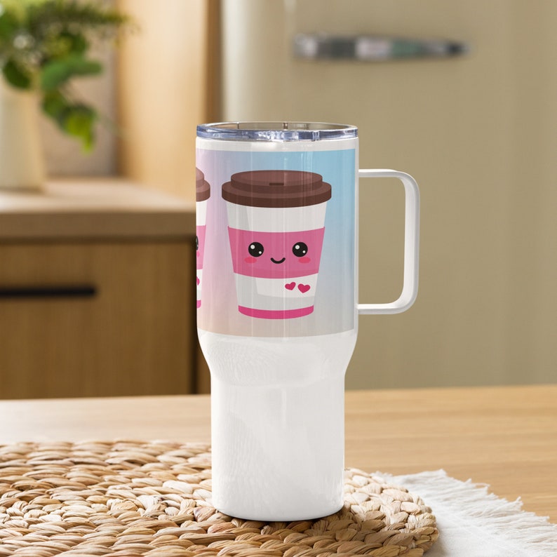 Kawaii Travel Mug Kawaii Mug Kawaii Style Mugs Kawaii Cute Travel Mug