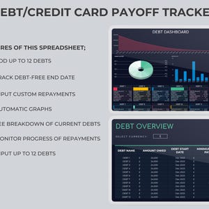 Ultimate Personal Finance Bundle | Annual Budget Spreadsheet Planner | Debt Payoff | Net Worth Tracker | Bills & Subscription Calendar Excel image 4