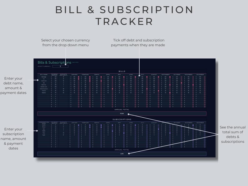 Debt Payoff Tracker Spreadsheet, Google Sheets und Excel Vorlage (Digitaler Download) Bild 7