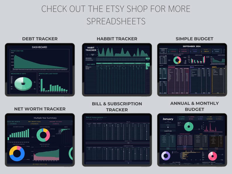 Small Business Bookkeeping Spreadsheet | Google Sheets Excel Template | Expense Tracker | Sales Tracker | Income Tracker (Digital Download) image 10