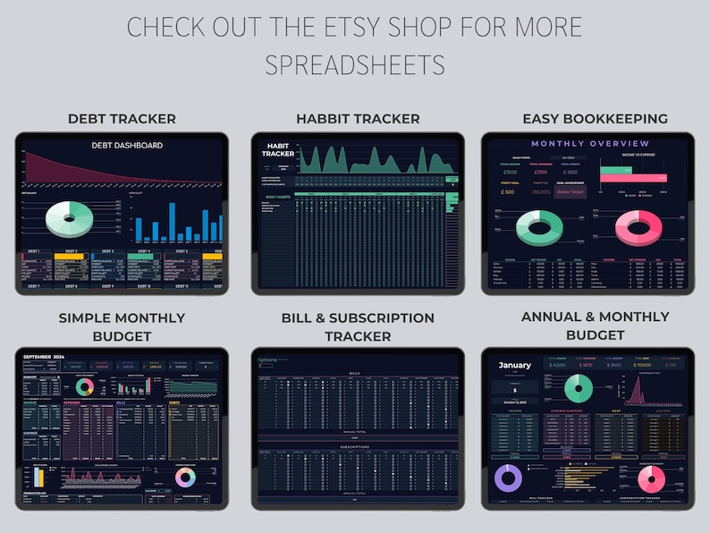Debt Payoff Tracker Spreadsheet, Google Sheets und Excel Vorlage (Digitaler Download) Bild 10