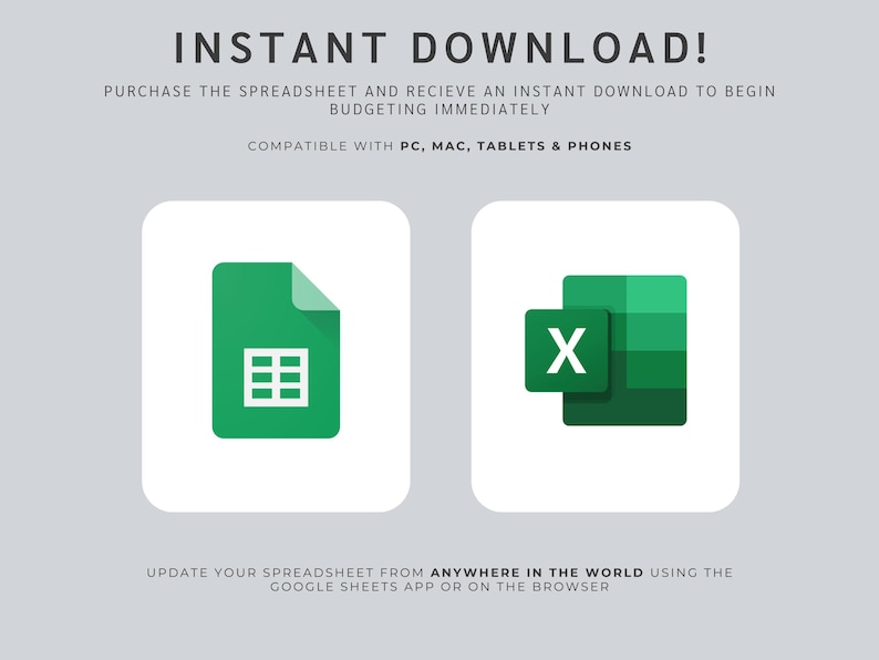 Ultimate Personal Finance Bundle | Annual Budget Spreadsheet Planner | Debt Payoff | Net Worth Tracker | Bills & Subscription Calendar Excel image 10