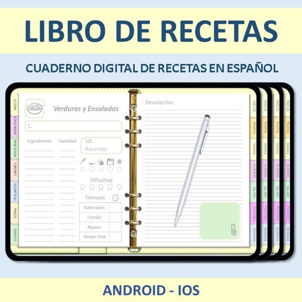 Libro digital de recetas