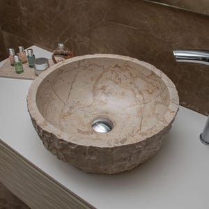 stone bowl sink