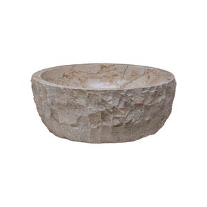 round stone wash basin