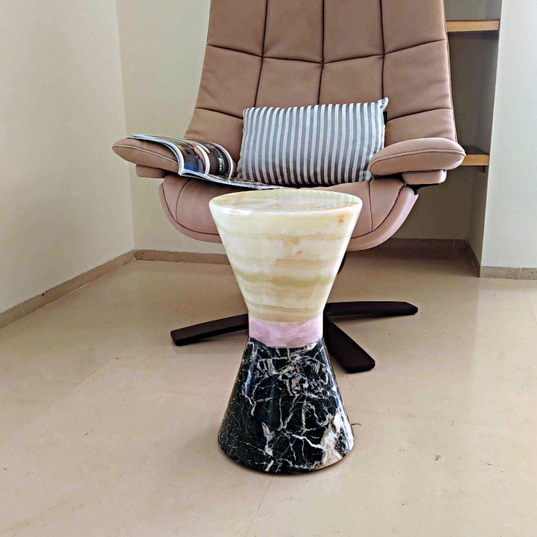 Marble Side table, Onyx table, Low table, Small coffee table, Bed side Table, Stone table, Home decor