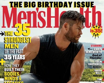MENS HEALTH Print Magazine Subscription 2-Year (12 issues) FREE Shipping