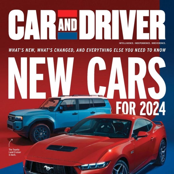 CAR AND DRIVER Print Magazine Subscription 3-Year (18 issues) Free Shipping