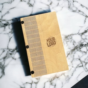 Restaurant Check Books, Wooden Check Presenter, FREE ENGRAVING