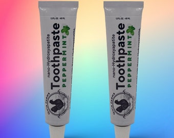 Quia Farms nano-Hydroxyapatite Toothpaste - Mint - TWO PACK