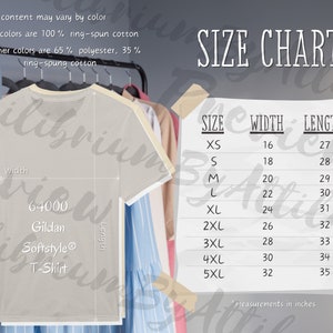 Detailed Gildan 64000 Size Chart Imperial inches Dark Gildan Softstyle Mockup Size Chart Trendy Mock-up T-Shirt Size Chart 64000 Tee