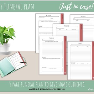 Plan funerario en caso de muerte súbita para ayudar a su familia a conocer sus deseos finales para cualquier servicio conmemorativo si ocurre algo inesperado.