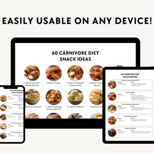 Looking for Carnivore Diet snacks recipes? Try these simple and delicious ideas to satisfy your cravings! Beef jerky recipes are easy to make at home with lean cuts of beef and your favorite seasonings. Cheese crisps can be baked to crispy perfection for a crunchy snack. Ground beef meatballs or bacon-wrapped avocado make a savory, protein-packed option. For a quick treat, try deviled eggs. The Carnivore diet snacks recipes will keep you on track with your low-carb goals! pdf printable download