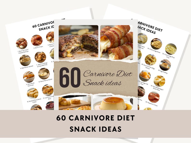 Looking for the perfect Carnivore Diet Snack List? There are plenty of high-protein, zero-carb options to keep you satisfied. Popular choices include beef jerky (sugar-free and nitrate-free), and hard-boiled eggs (nutrient-dense and easy to prepare). If you tolerate dairy, cheese crisps make a crunchy alternative. Other great options include bacon strips, smoked salmon, bone broth, and butter bites, all packed with healthy fats and protein to keep you energized. Carnivore Diet Snack ideas