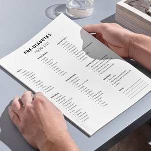 prediabetes meal planner