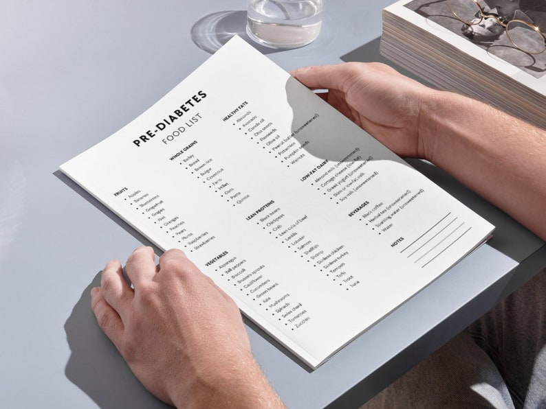 prediabetes meal planner