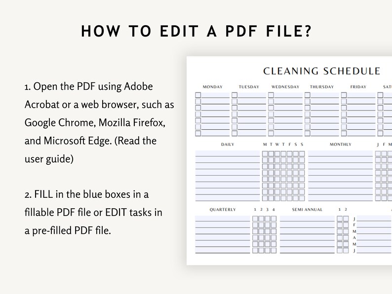 Unleash the potential of efficiency with printable cleaning schedule. Streamline tasks, achieve cleanliness effortlessly, and bring order to your space. Download, print, and transform your cleaning routine into a well-organized. Cleaning checklist