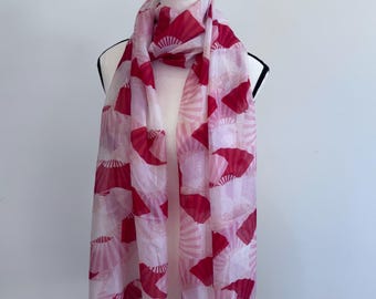 Bufanda con estampado de hojas de Bali - Bufanda botánica azul ligera, chal veraniego transparente, chal de hojas tropicales, bufanda elegante de moda para mujer