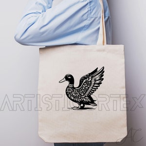 Duck SVG Bundle, Flying Duck PNG , Duck Face Clipart, Hand Drawn Duck ...
