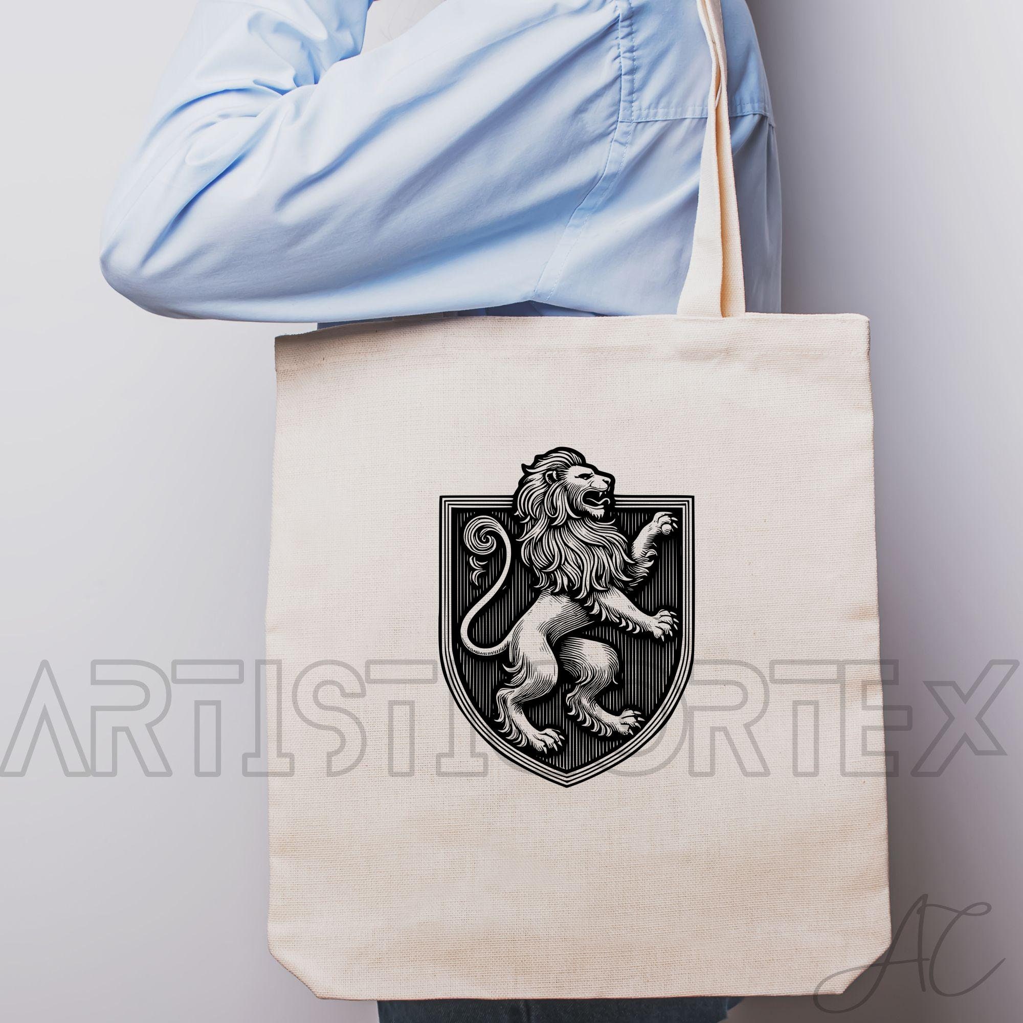 Lion Rampant SVG Bundle, Lion Rampant PNG, Lion Rampant Clipart, Hand ...