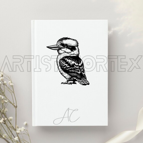Kookaburra SVG Bundle, Kookaburra Flying PNG, Kookaburra in Forest