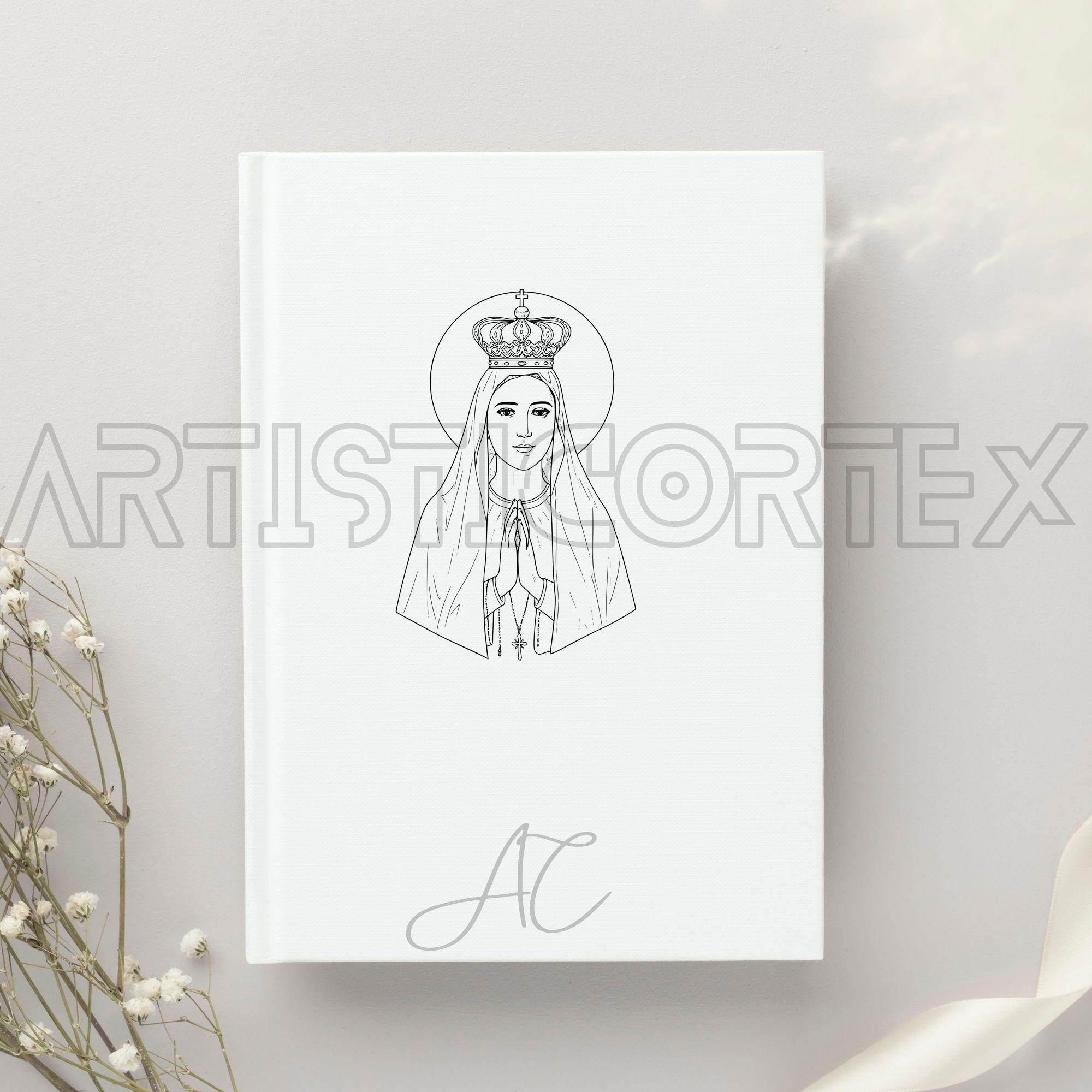 Our Lady of Fatima SVG Bundle, Lady of Fatima PNG , Virgin Mary