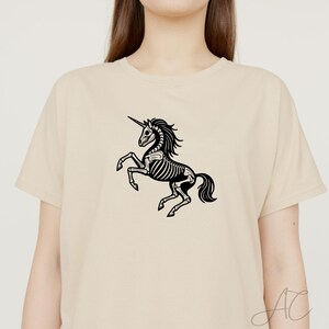 Skeleton Unicorn SVG Bundle, Unicorn PNG, Unicorn Skeleton Clipart ...
