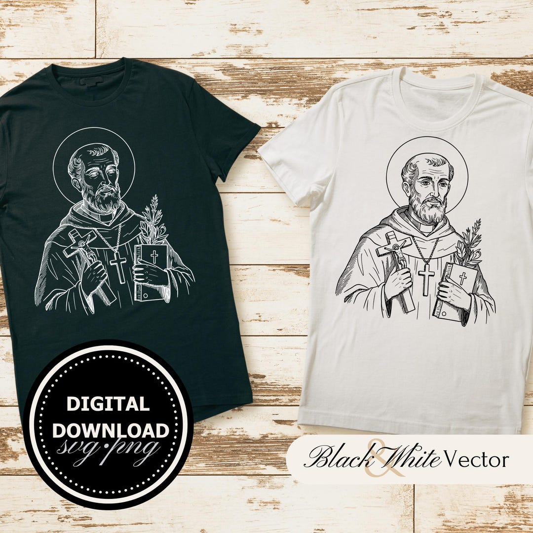Saint Francis Xavier SVG Bundle, St Francis Xavier PNG , Francis Xavier ...