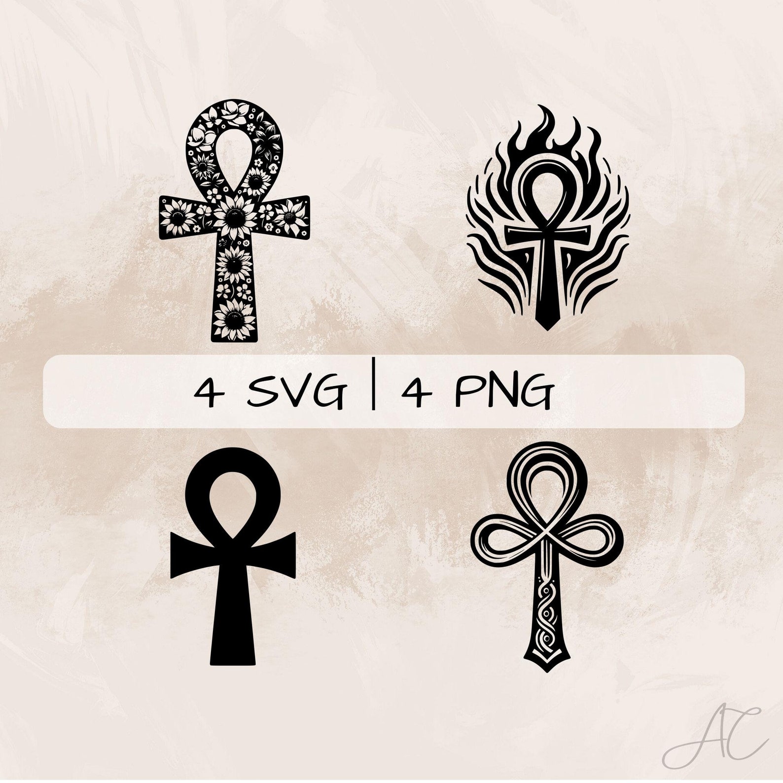 Ankh Path Svg Ankh SVG Bundle, Hieroglyp PNG , Ankh Symbol Clipart, Hand Drawn Ankh ...